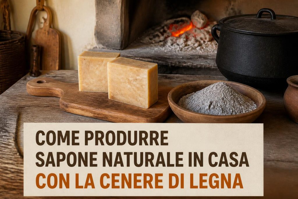 Come produrre sapone naturale in casa con la cenere di legna