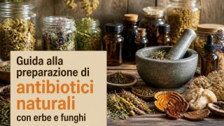Guida alla preparazione di antibiotici naturali con erbe e funghi