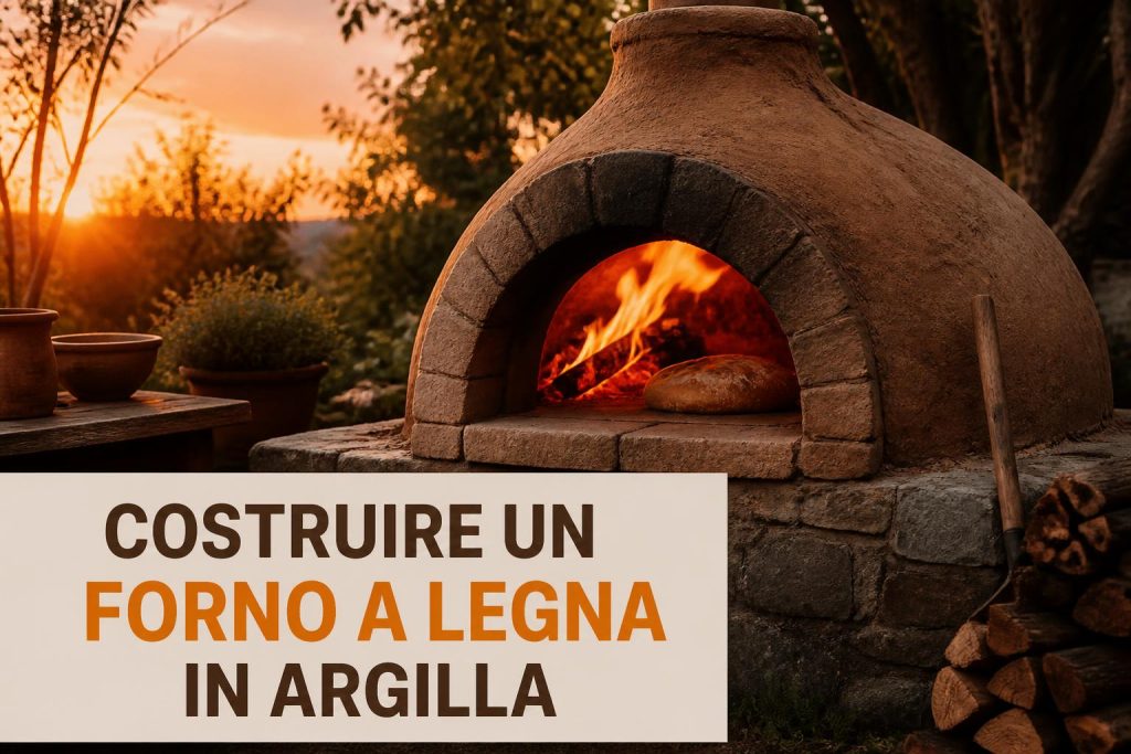 Costruire un forno a legna in argilla per cuocere pane e alimenti