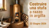 Costruire una stufa a razzo in argilla per riscaldare e cucinare