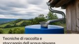 Tecniche di raccolta e stoccaggio dell’acqua piovana per uso domestico