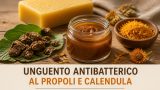 Preparare un unguento antibatterico al propoli e calendula