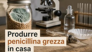 Produrre penicillina grezza in casa con tecniche di fermentazione controllata