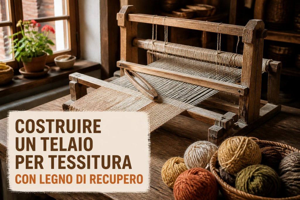 Costruire un telaio per tessitura con legno di recupero