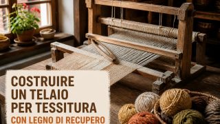 Costruire un telaio per tessitura con legno di recupero