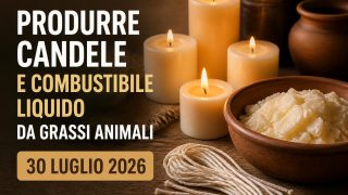 Produrre candele e combustibile liquido da grassi animali
