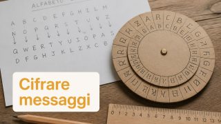 Cifrare messaggi con metodi manuali per comunicazioni riservate