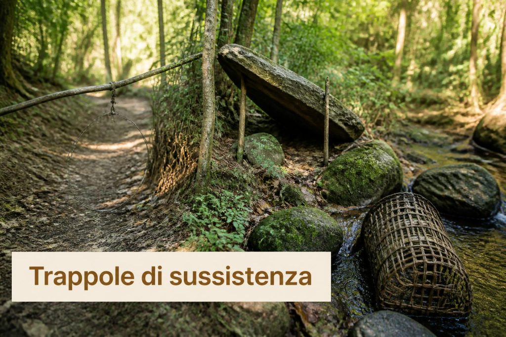 Costruire trappole per la caccia di sussistenza a piccola selvaggina