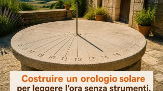 Costruire un orologio solare per leggere l’ora senza strumenti
