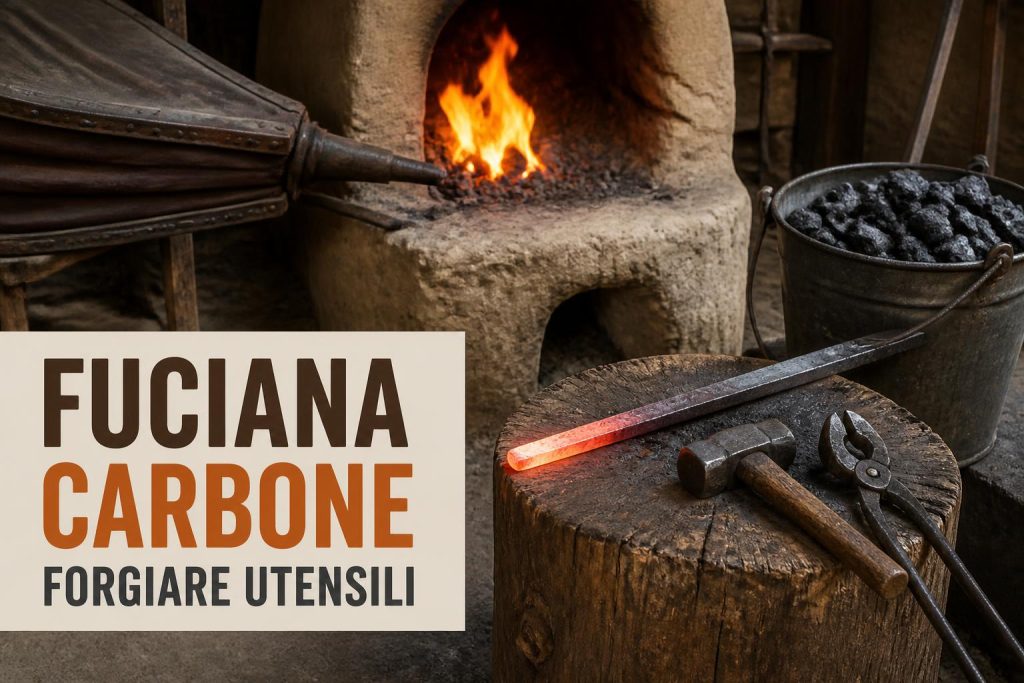 Costruire una fucina a carbone per forgiare utensili in metallo