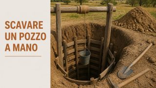 Scavare un pozzo a mano per l’approvvigionamento idrico