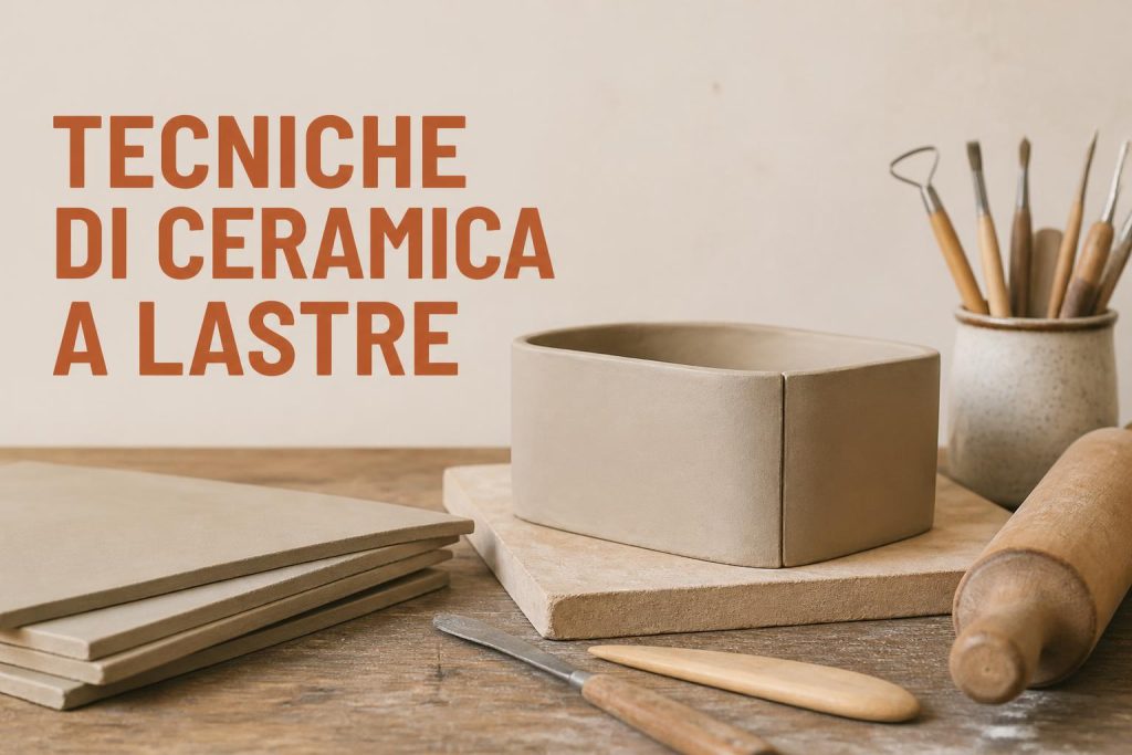 Tecniche di ceramica a lastre per piatti e tegole
