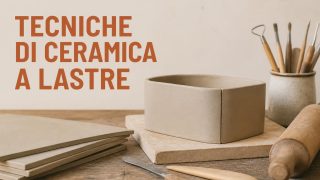 Tecniche di ceramica a lastre per piatti e tegole