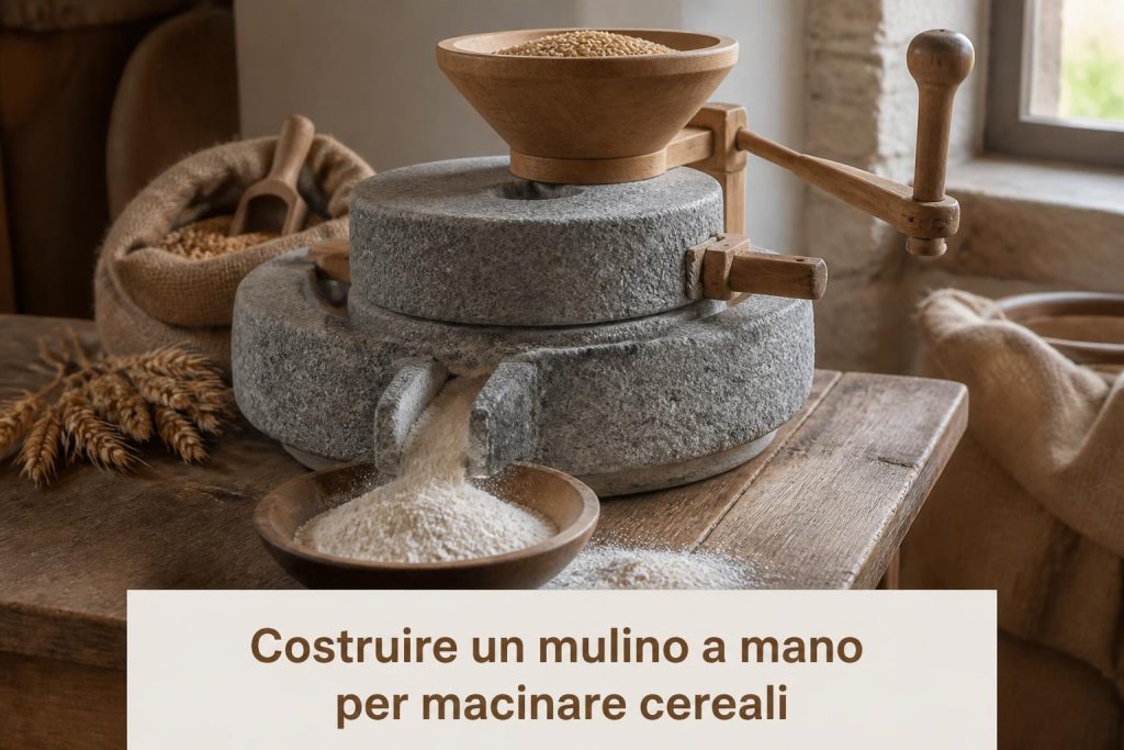 Costruire un mulino a mano per macinare cereali