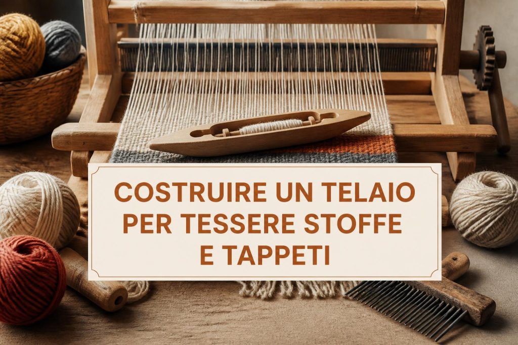 Costruire un telaio per tessere stoffe e tappeti