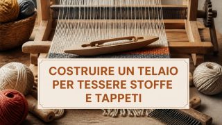 Costruire un telaio per tessere stoffe e tappeti