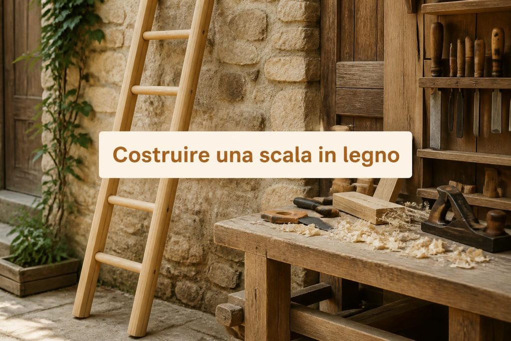 Costruire una scala in legno per accessi e lavori