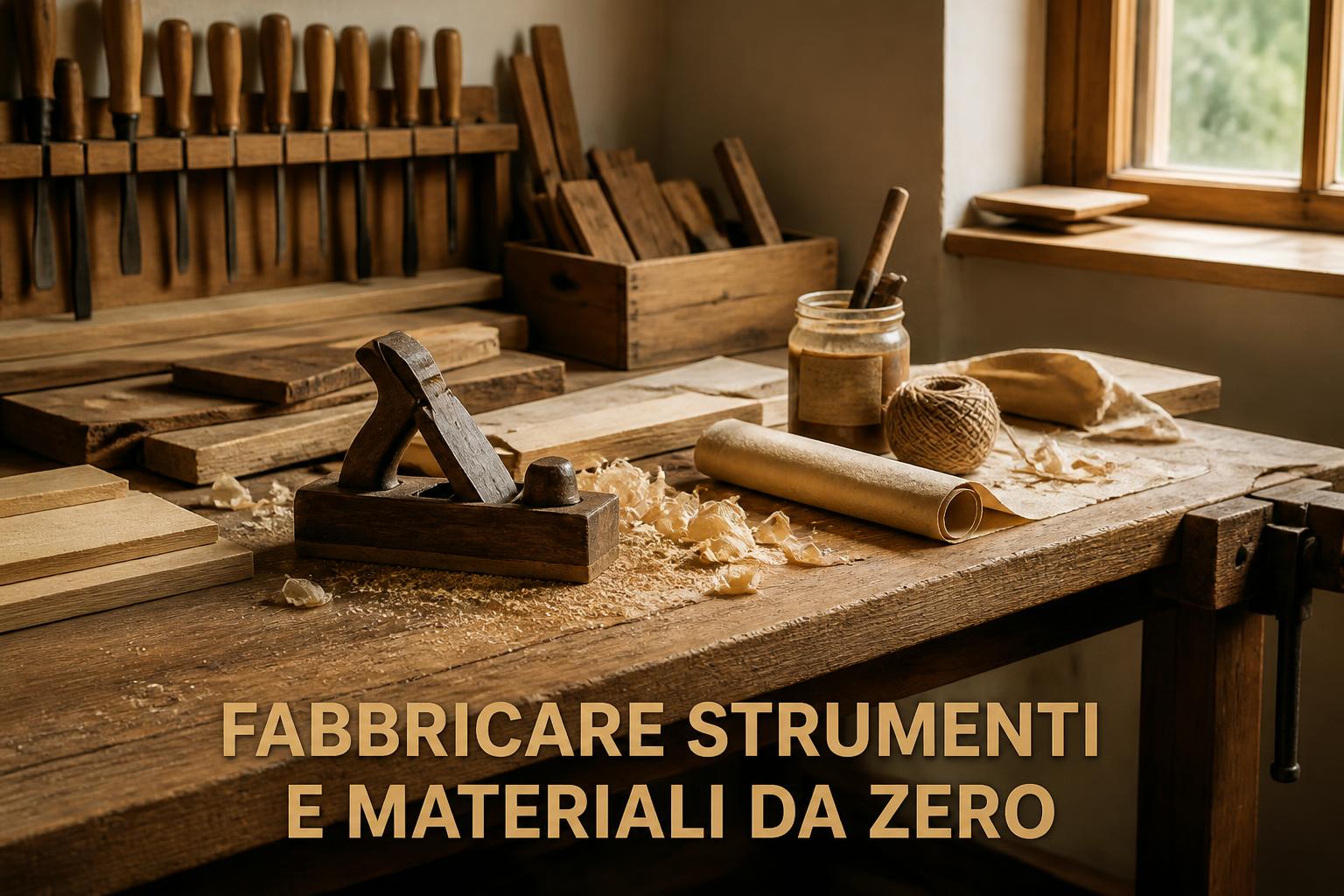 Fabbricare strumenti, attrezzi e materiali da zero: guida completa
