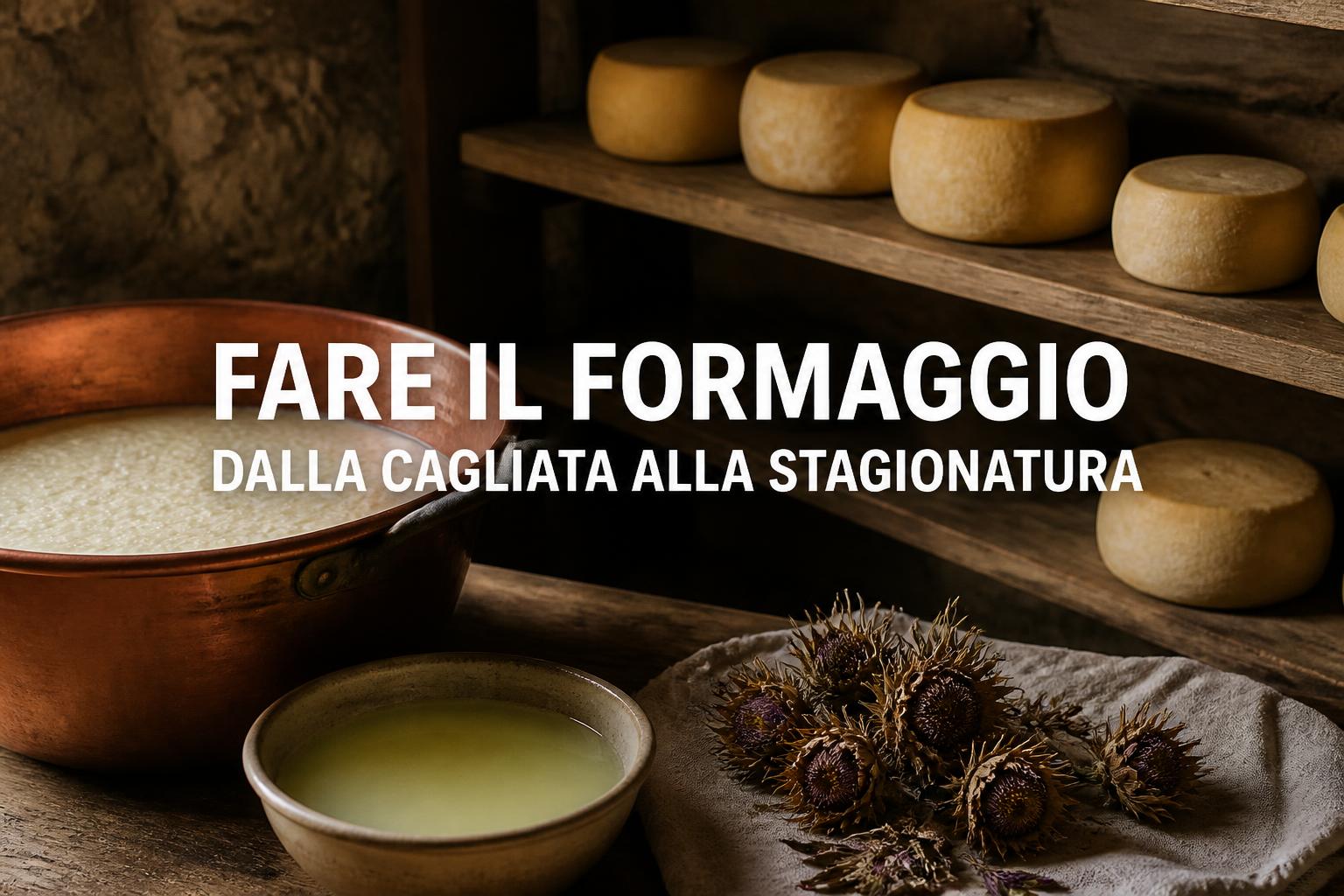 Fare il formaggio: dalla cagliata alla stagionatura